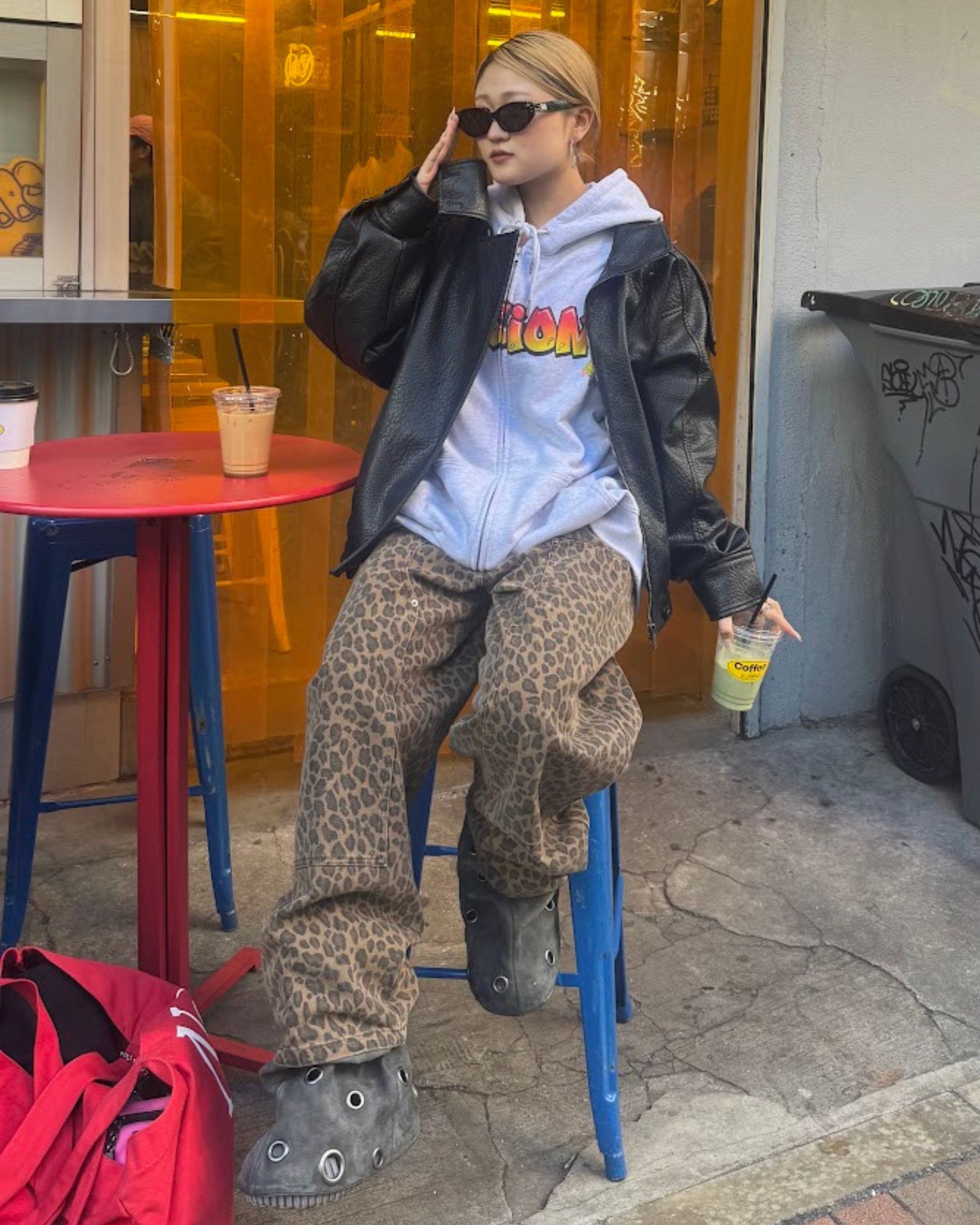 Double Knee Denim / ロゴ刺繍ダブルニー デニムパンツ