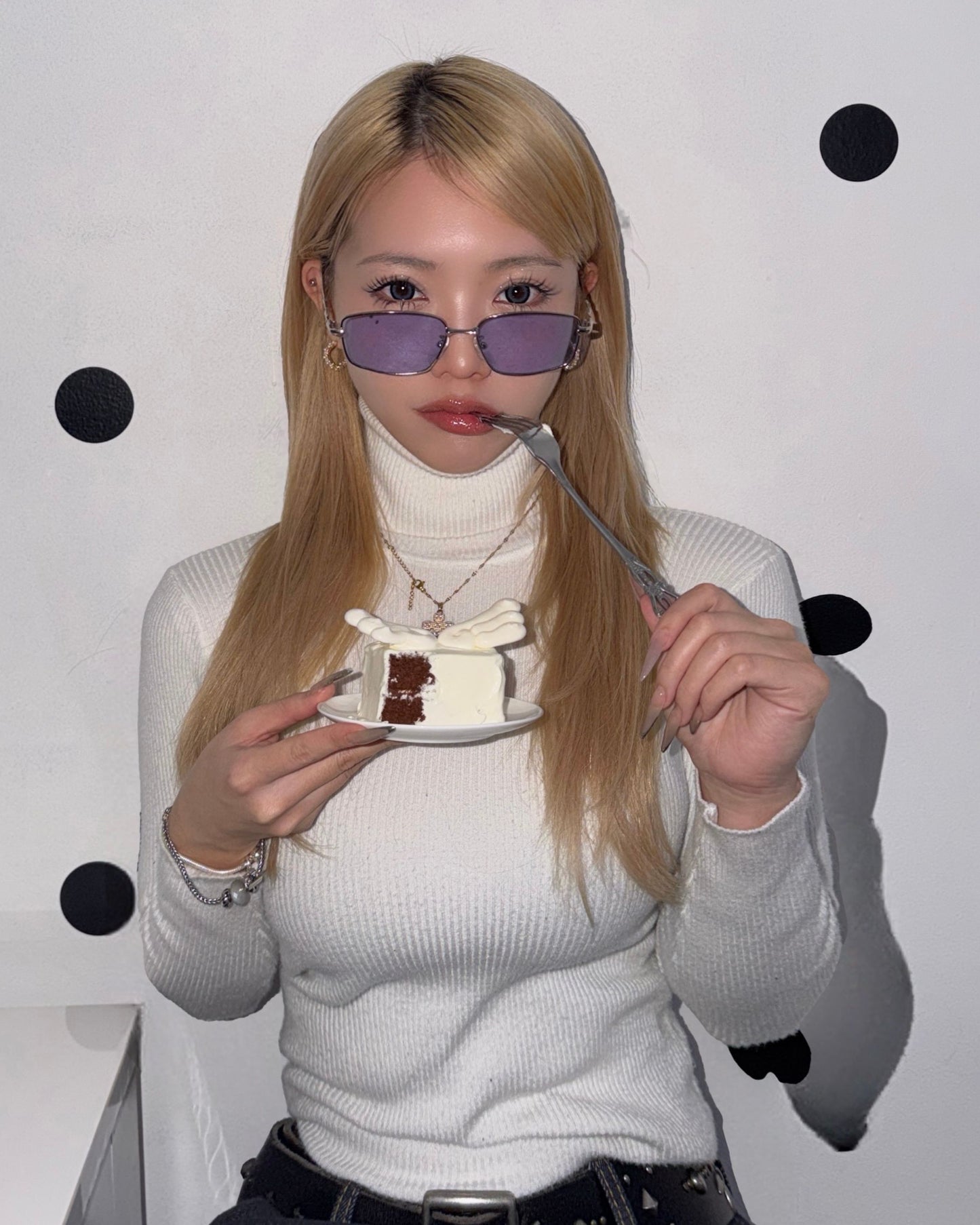 Silver flame glass / シルバーフレームメガネ