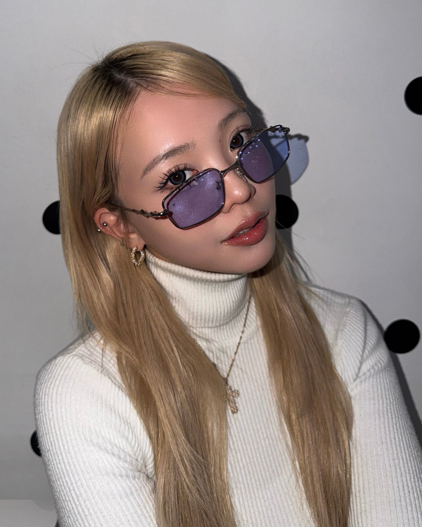 Silver flame glass / シルバーフレームメガネ