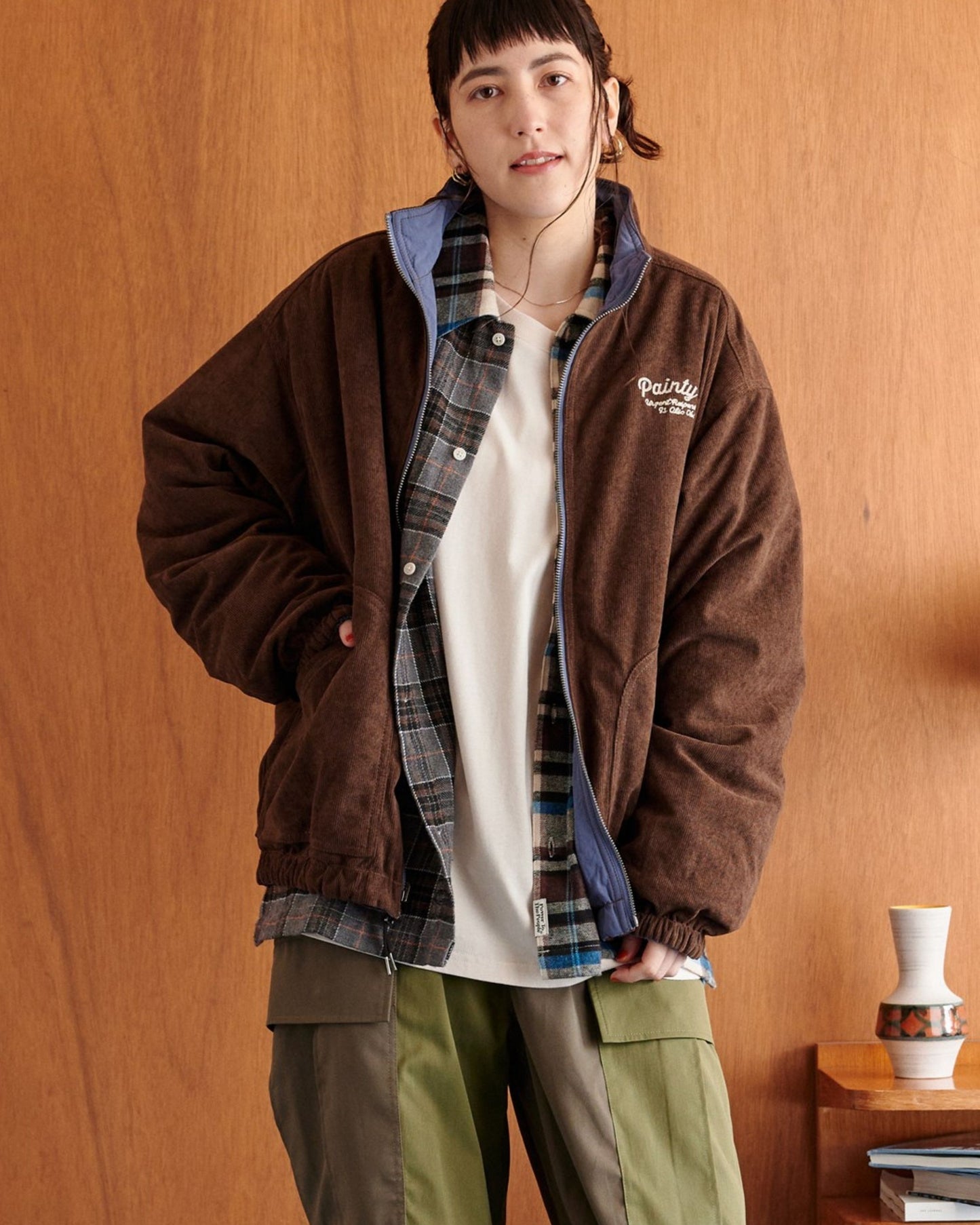 【10色展開】ネルチェックシャツ