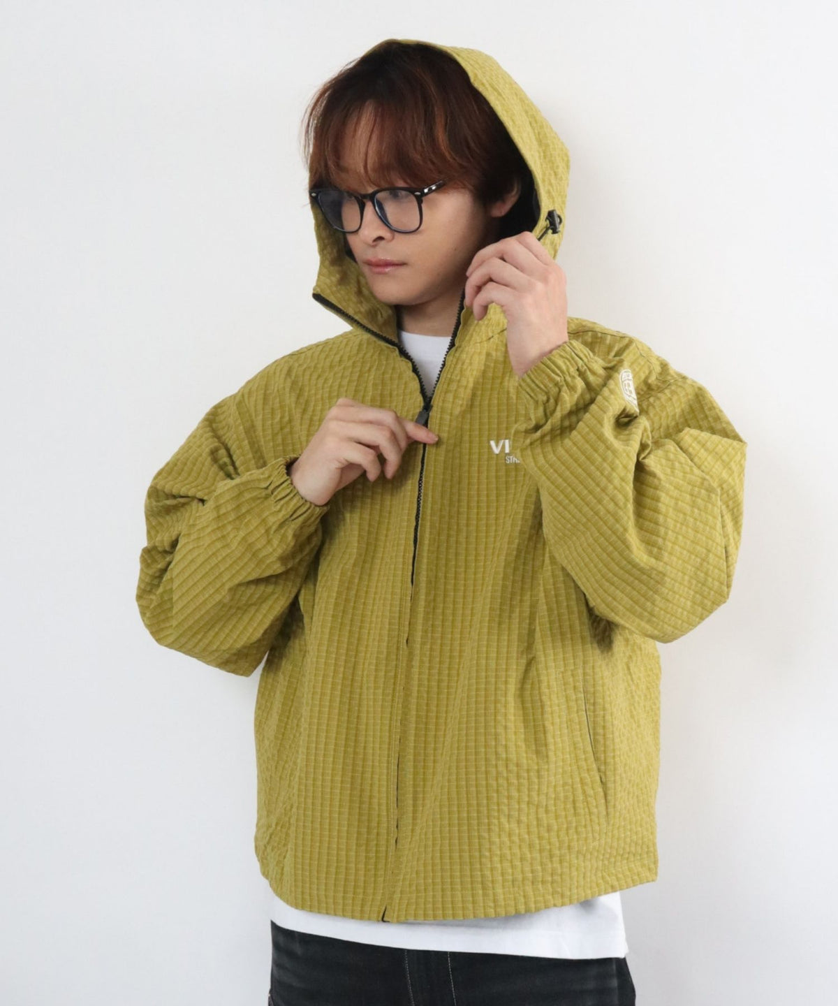 Stand neck hoodie jacket / スタンドネックフーディージャケット