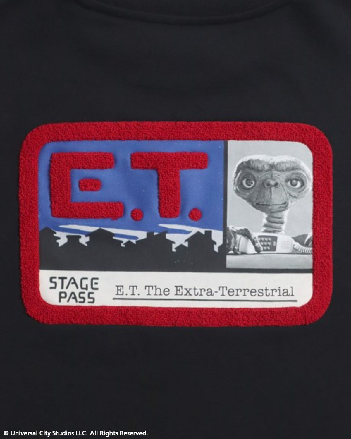 【E.T.】サガラ刺繍スウェット