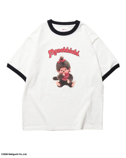 【モンチッチ】リンガーTシャツ