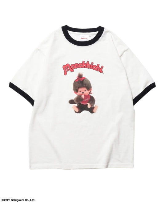 【モンチッチ】リンガーTシャツ