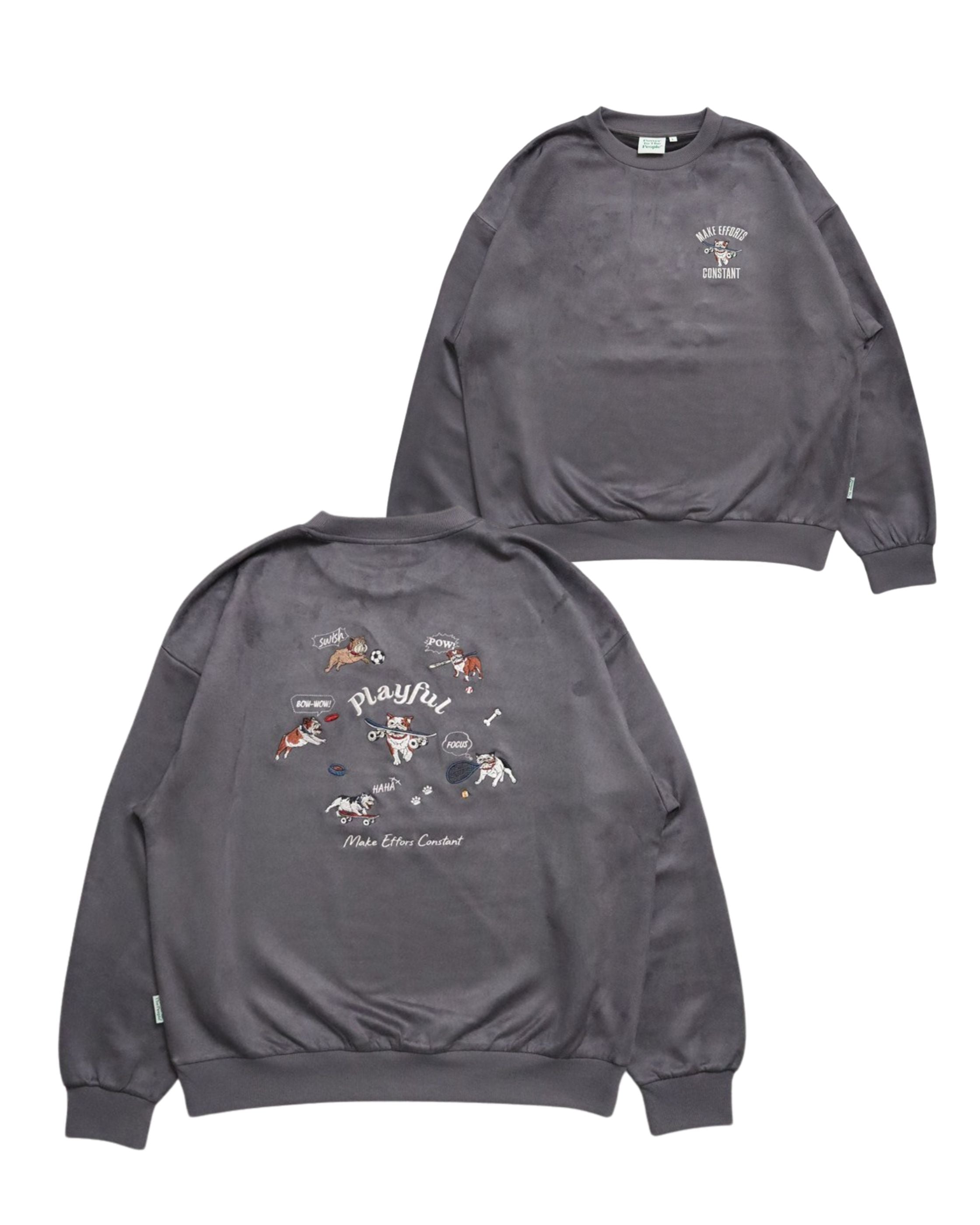 【ブルドッグストア】 ブルドッグロゴ 裏毛プルオーバー メンズ トレーナー・再販。メール便