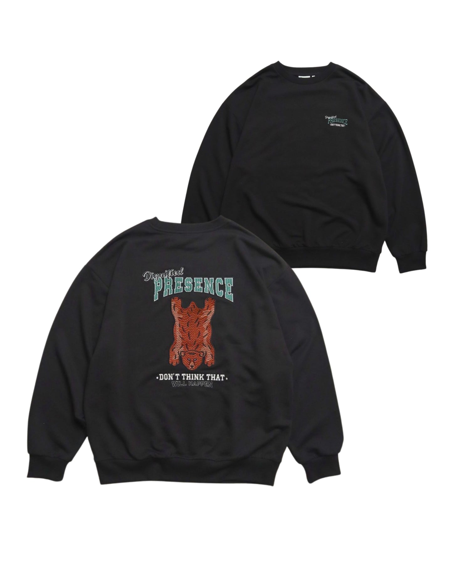 チベタンラグスウェット　クマ柄