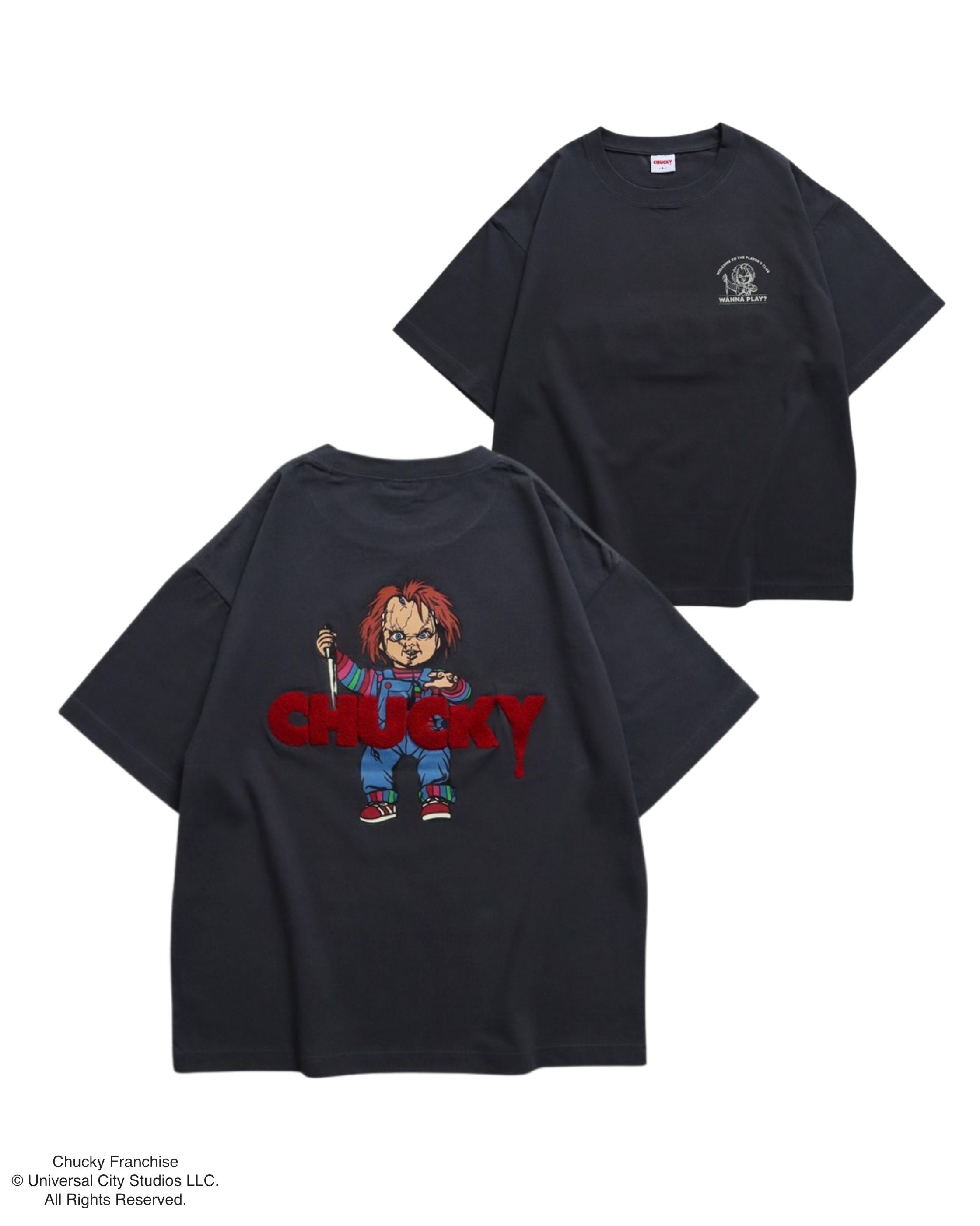 CHUCKY】チャッキー サガラ刺繍ロゴT – Ha-Li-C STORE（ハリックストア
