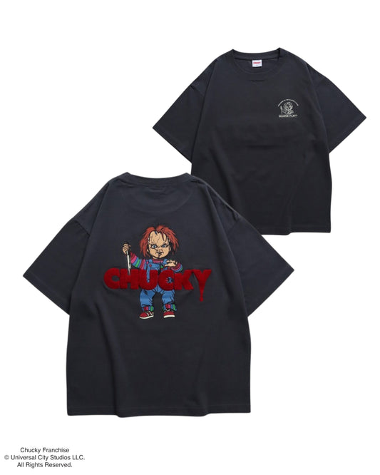 【CHUCKY】チャッキー　サガラ刺繍ロゴT