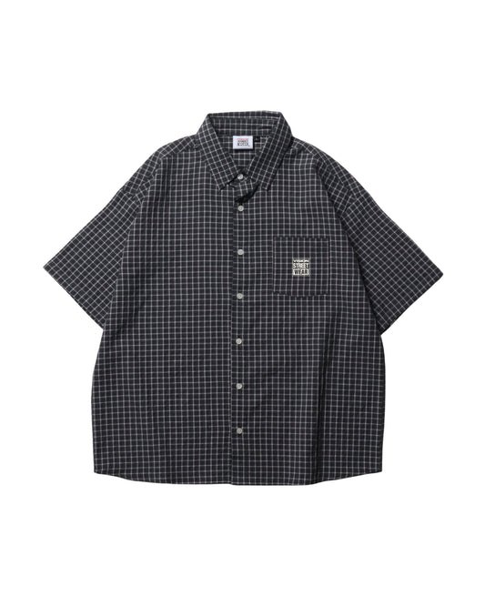 Seersucker Check Shirt / シアサッカーチェックシャツ