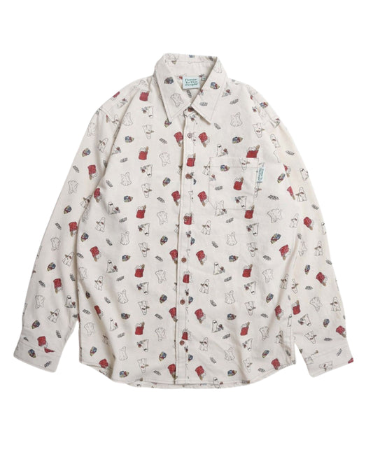 レトロ総柄シャツ
