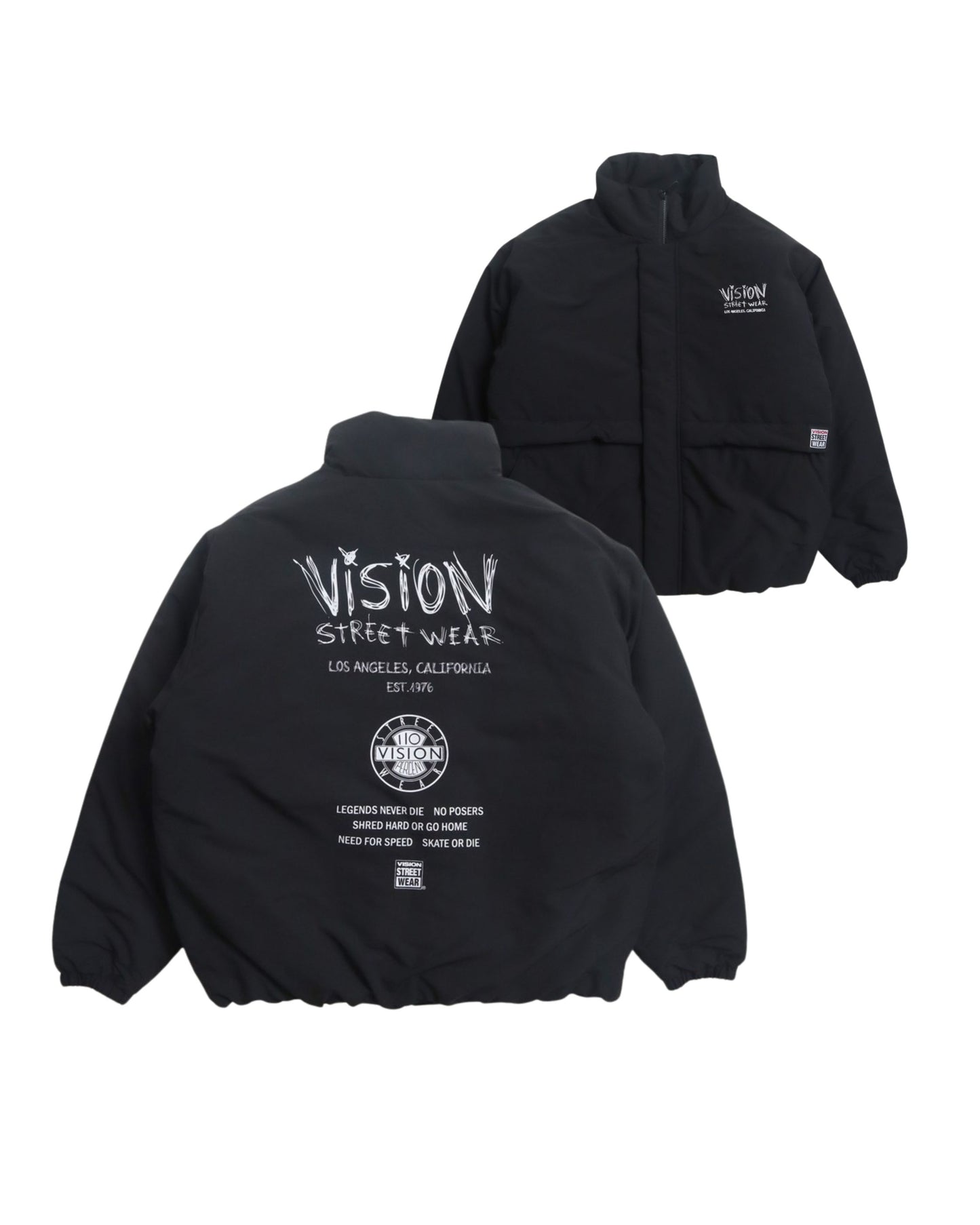 Stand neck padded jacket / スタンドネック中綿ジャケット