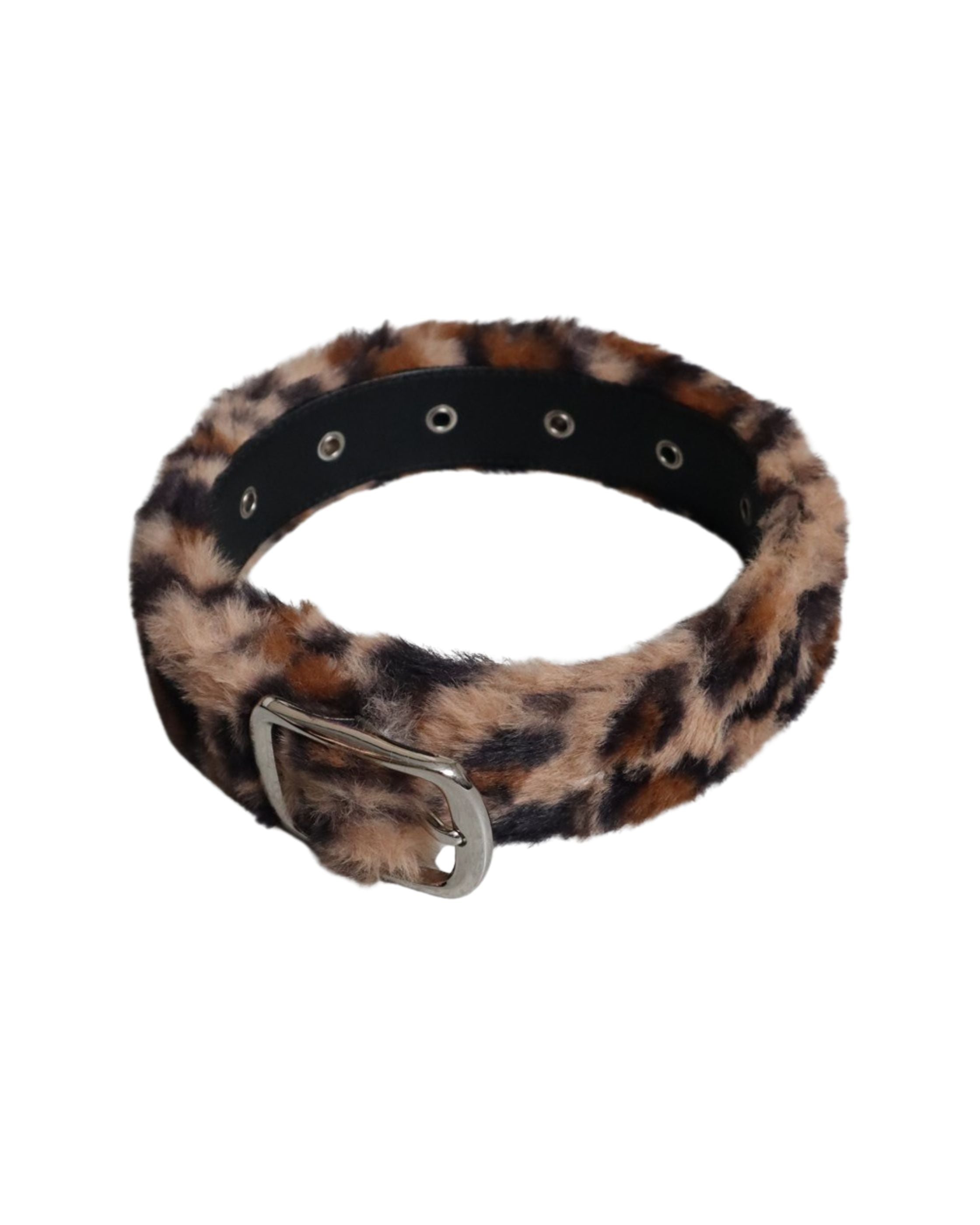 afb fur belt ファーベルト レオパード ヒョウ柄 S VISION STREET WEAR】Fur belt / 6色展開 ファーベルト レオパード