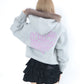 Ponch fur hood zip hoodie / ポンチファーフードZIPパーカー
