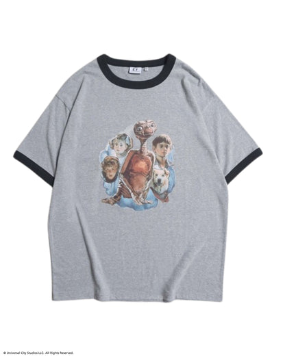 【E.T.】リンガーTシャツ