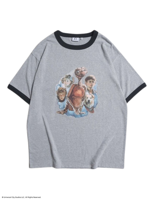 【E.T.】リンガーTシャツ