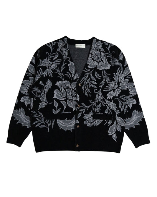 Soft Jacquard Knit Cardigan