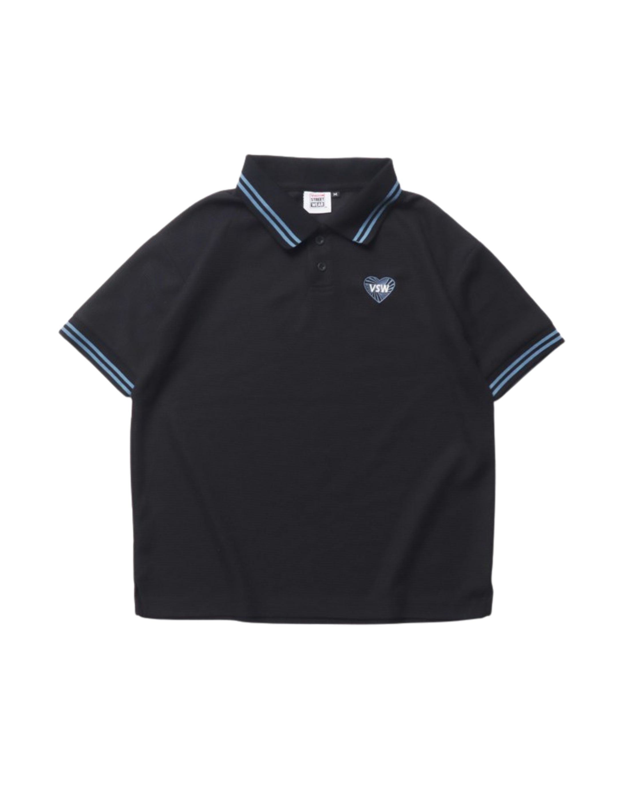 HT waffle Polo Shirt / ハートワッフルポロシャツ – Ha-Li-C STORE