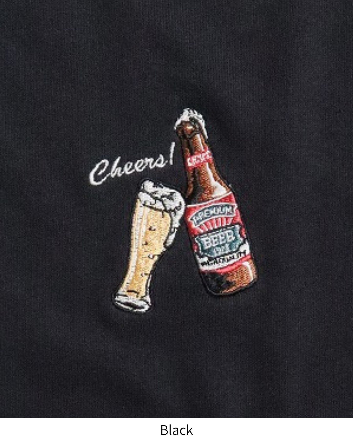 ＢＥＥＲワンポイント刺繍スウェット