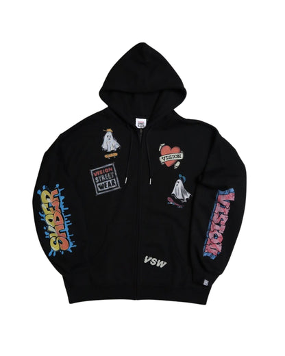 Graffiti Print Hoodie