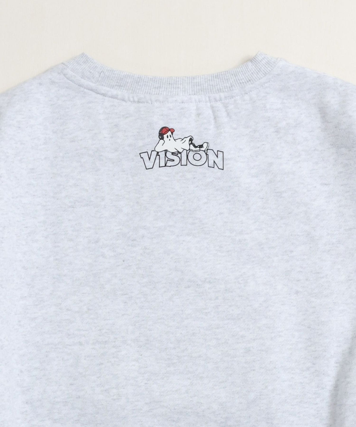 Ghost Logo Sweat / 【裏起毛】ゴースト異素材ロゴスウェット