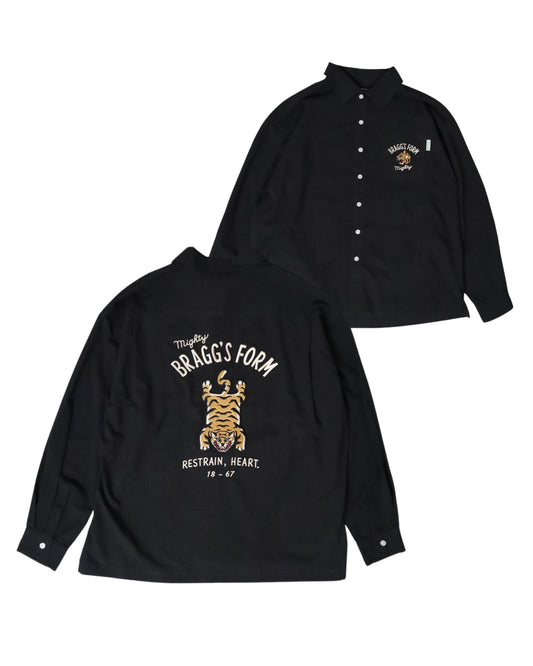 Tiger Linen-Like Shirt