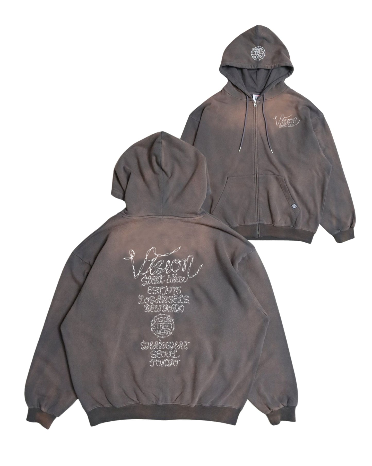 Faded Shoelace Hoodie