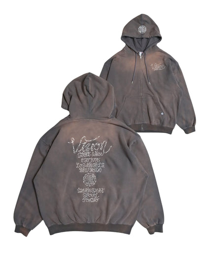 Faded Shoelace Hoodie