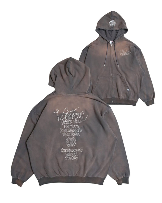 Faded Shoelace Hoodie