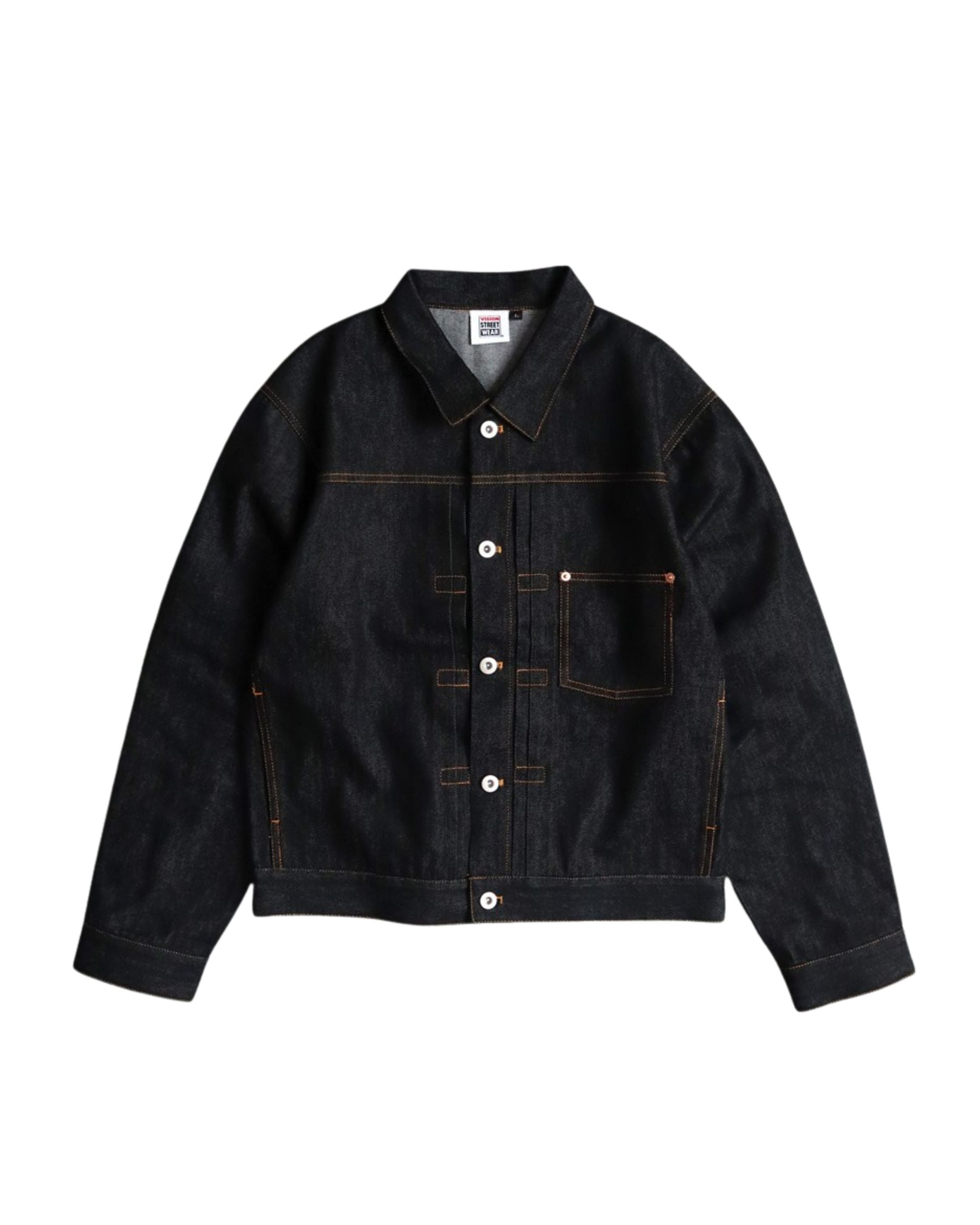 VISION STREET WEAR】Rigid Denim Jacket / ステッチリジットデニム