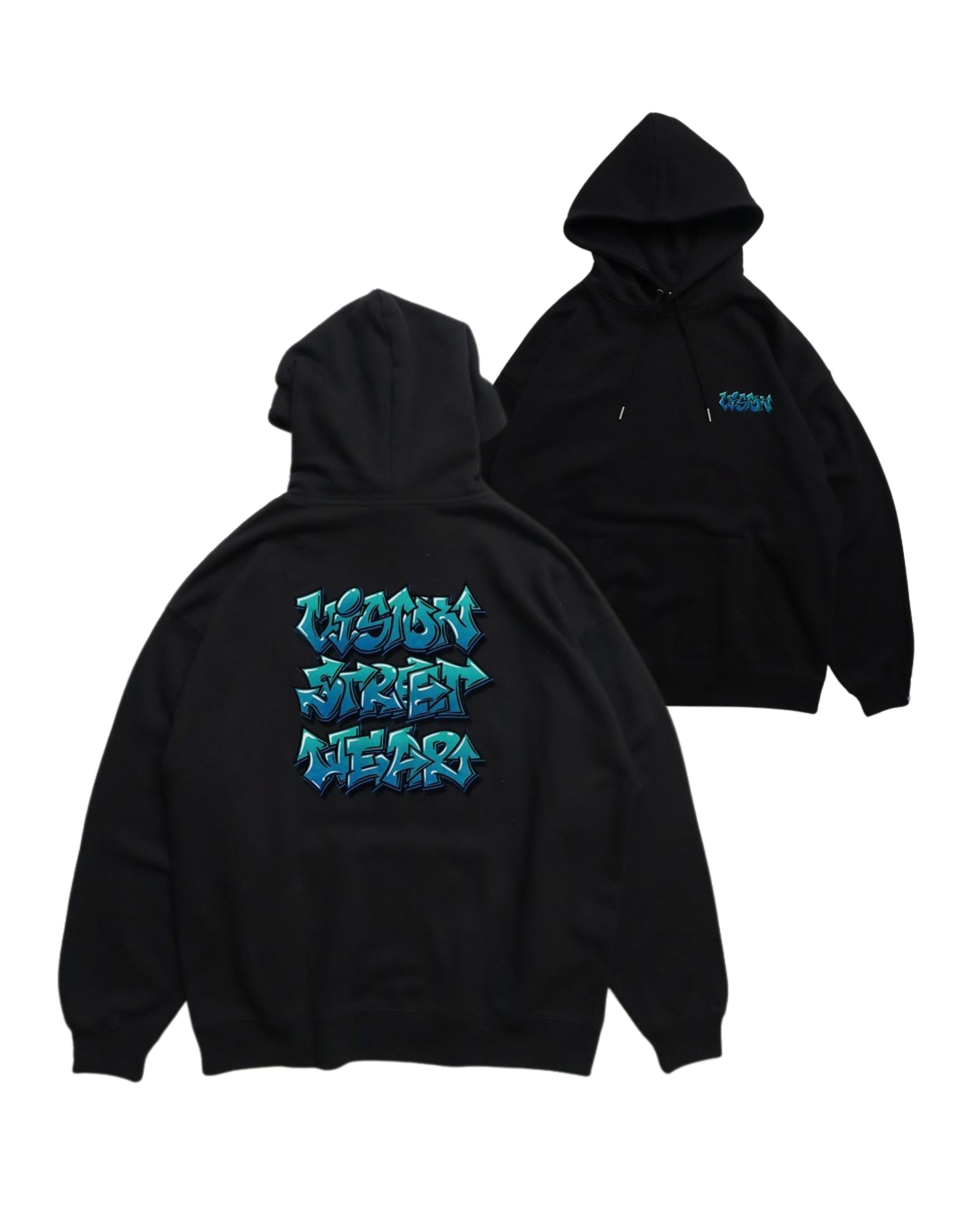 VISION STREET WEAR】Arrow Logo Hoodie / スプレーアートロゴパーカー