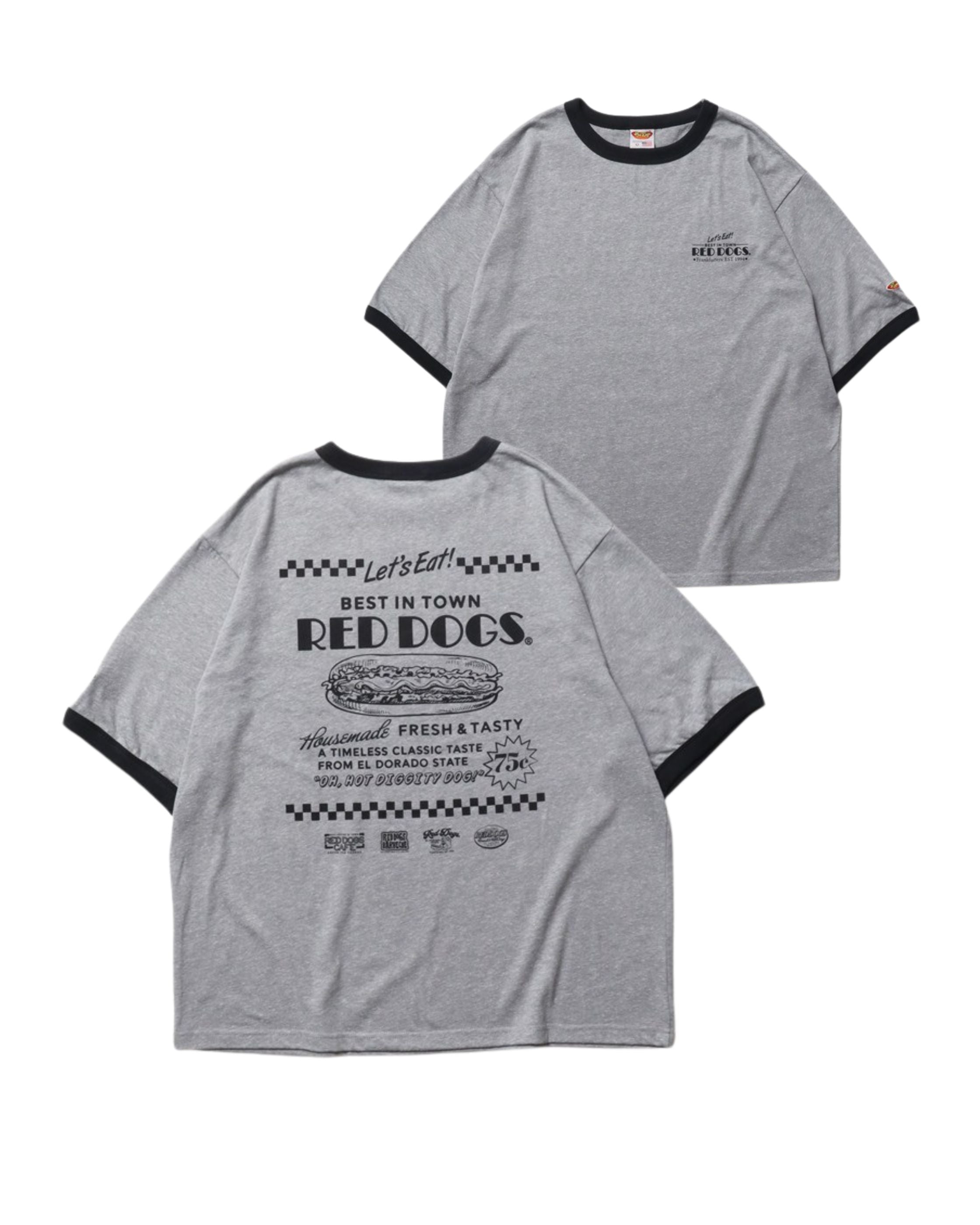 【RedDogs】ヴィンテージリンガーTシャツ