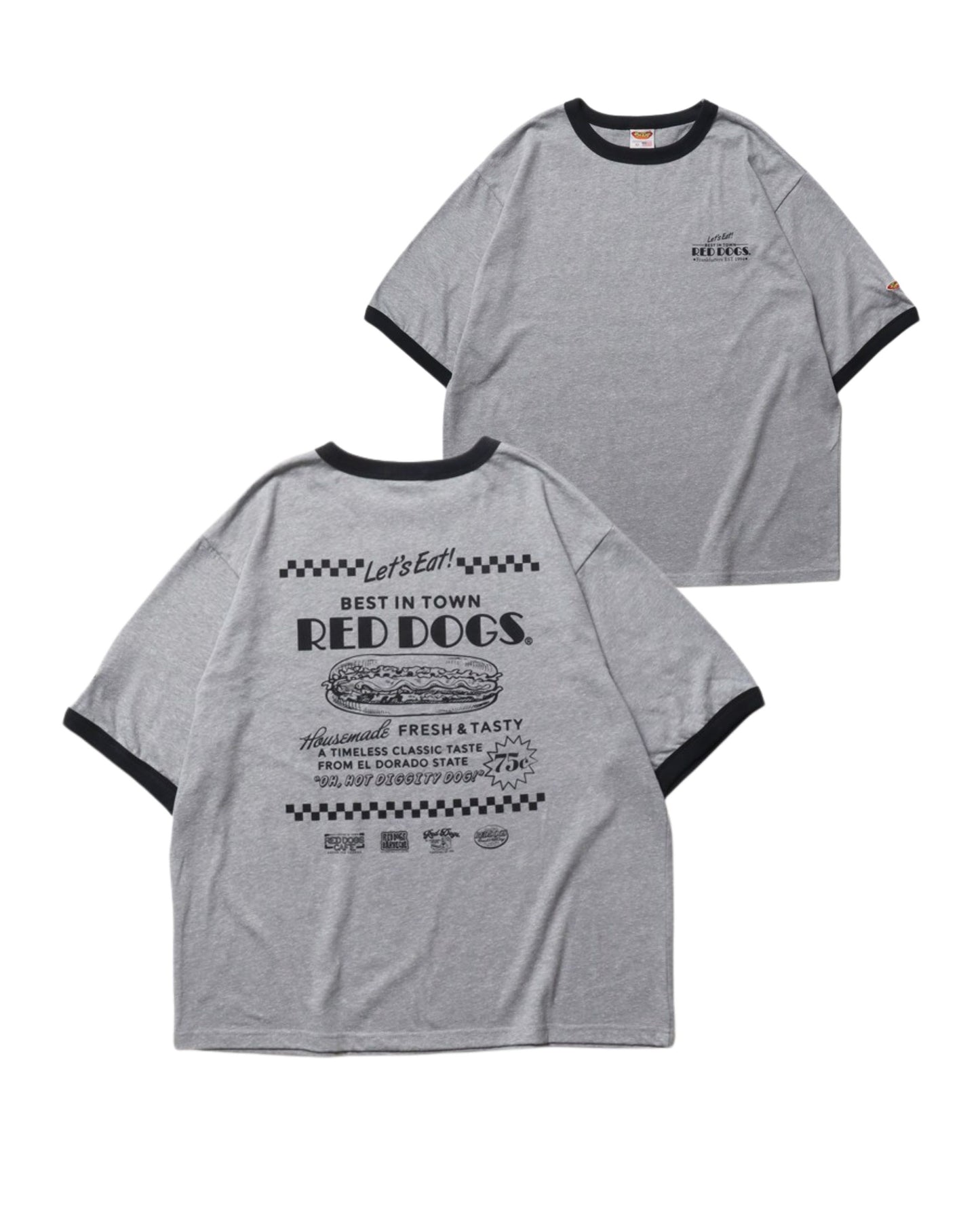 【RedDogs】ヴィンテージリンガーTシャツ