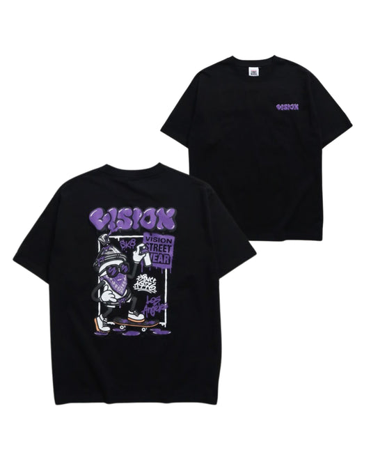 Spray Illust Tee / スプレーアートイラストTシャツ