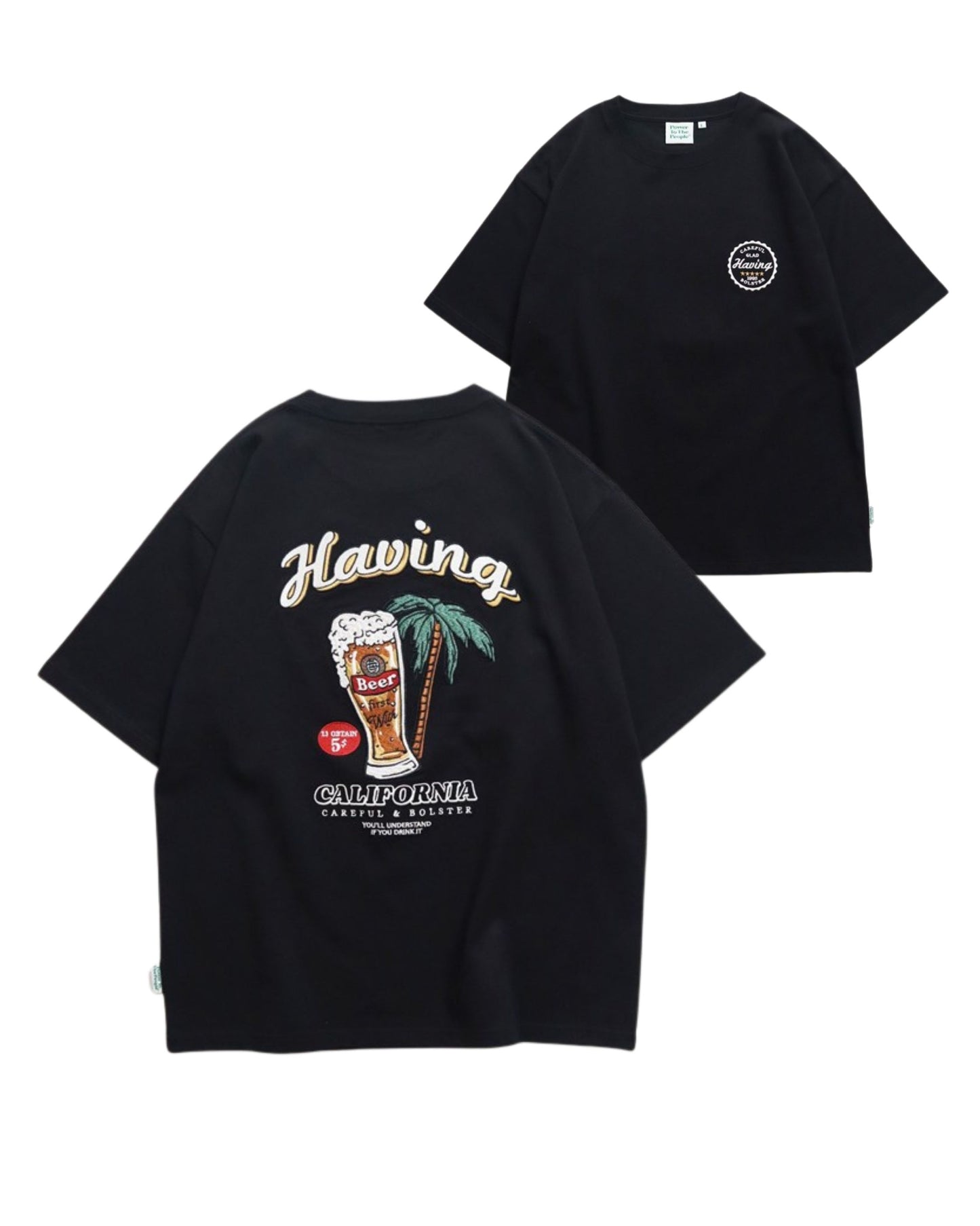 カリフォルニアビール刺繍T