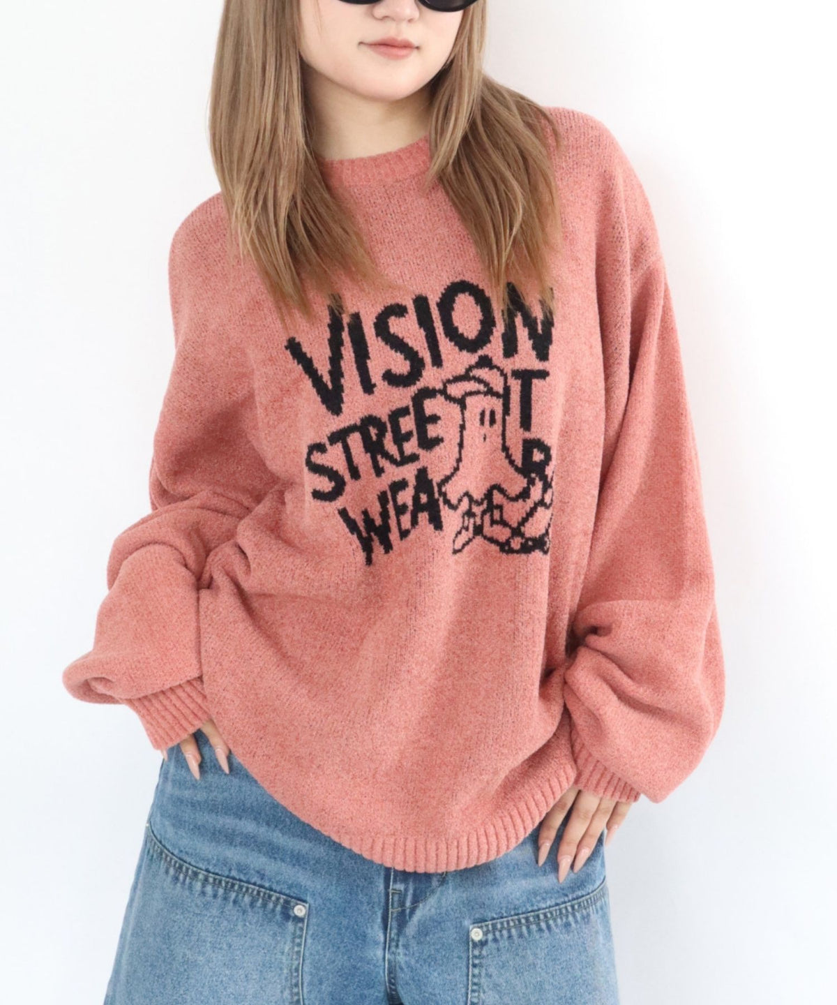 Ghost jacquard knit / ゴーストジャガードニット