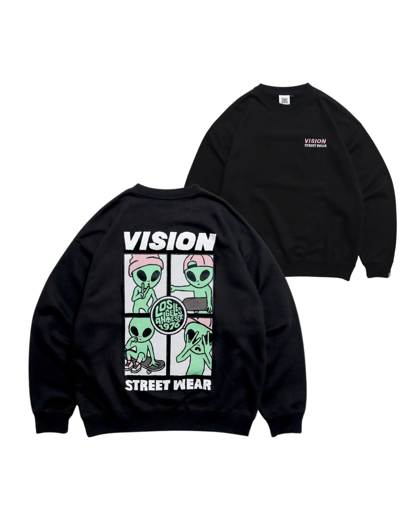 ID Photo Alien Sweatshirt / エイリアングラフィックロンT