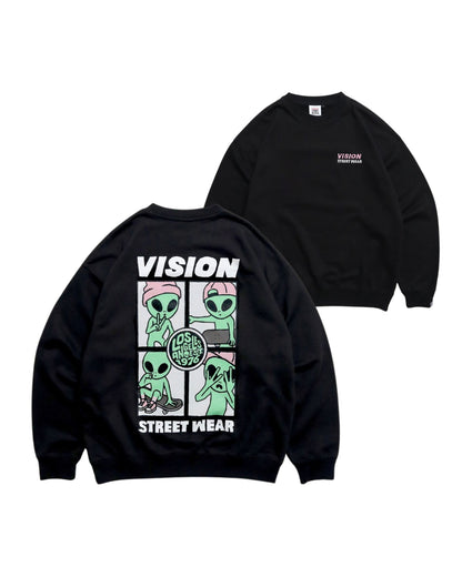 ID Photo Alien Sweatshirt / エイリアングラフィックロンT
