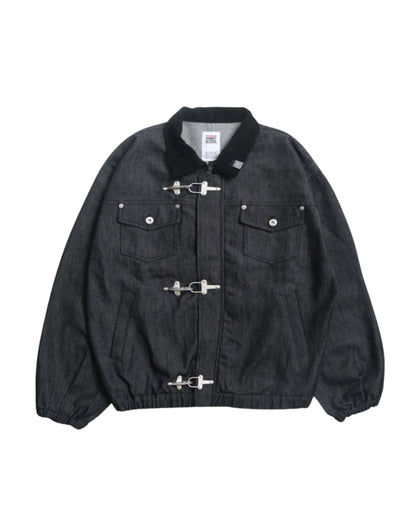 Rigid denim fireman jacket / リジッドデニムファイヤーマンジャケット