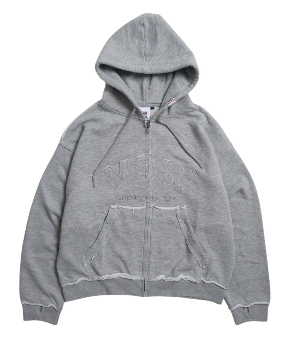 Pigment logo hoodie / ピグメントZIPパーカー