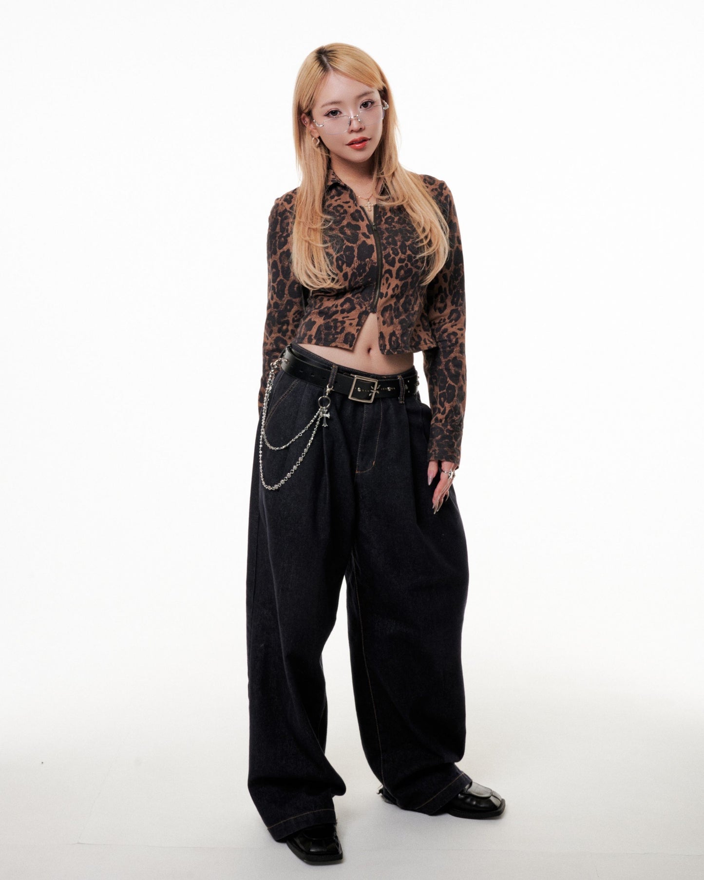 Cross W Chain belt / クロスチャームチェーンベルト