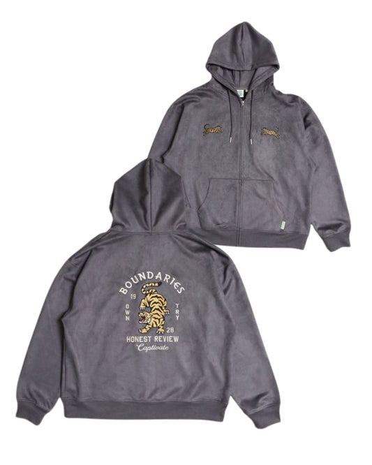 Tiger Suede Hoodie