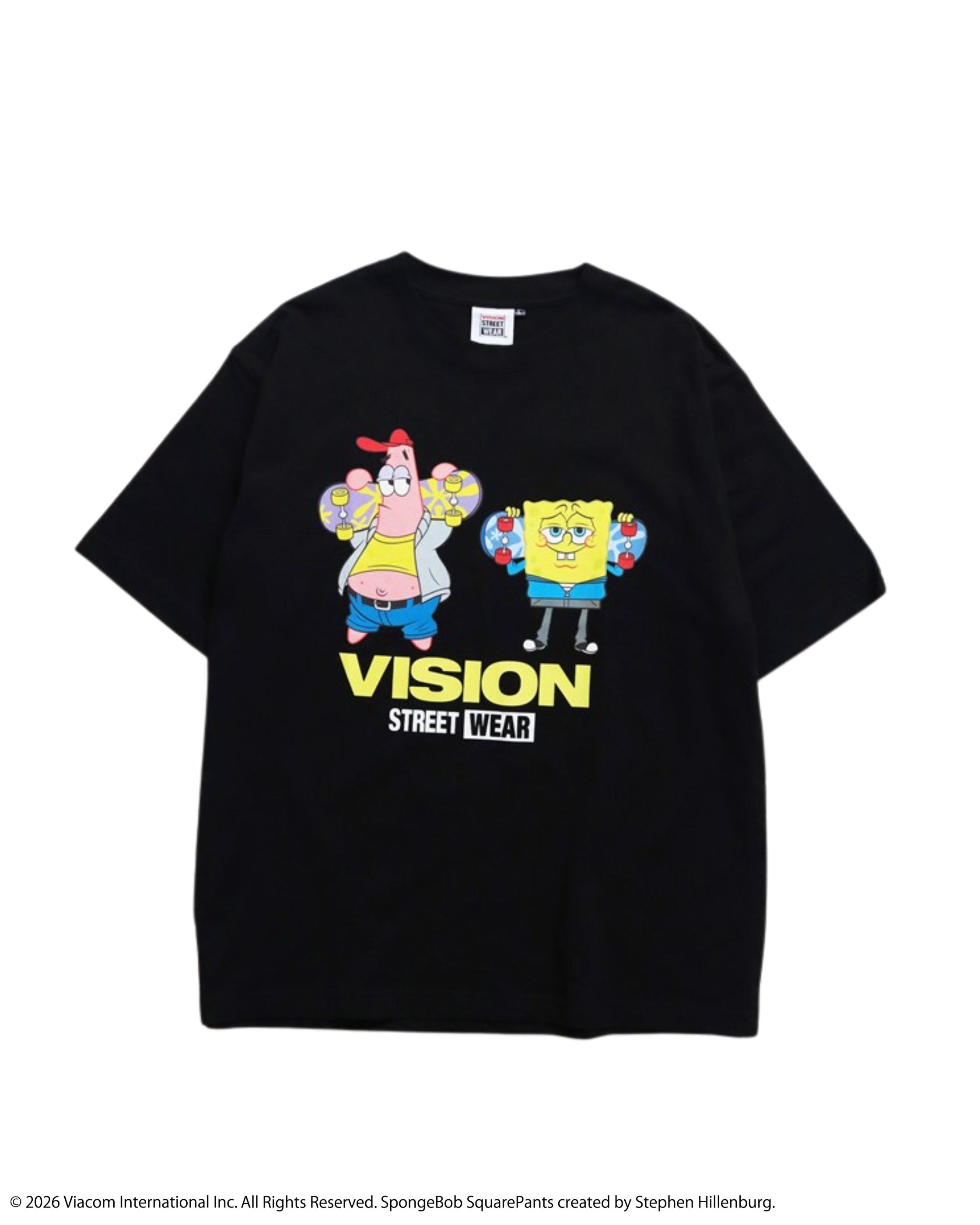 スポンジ・ボブコラボ】SkaterTee / スケーターグラフィックTシャツ