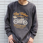 バイク刺繍ロンTee