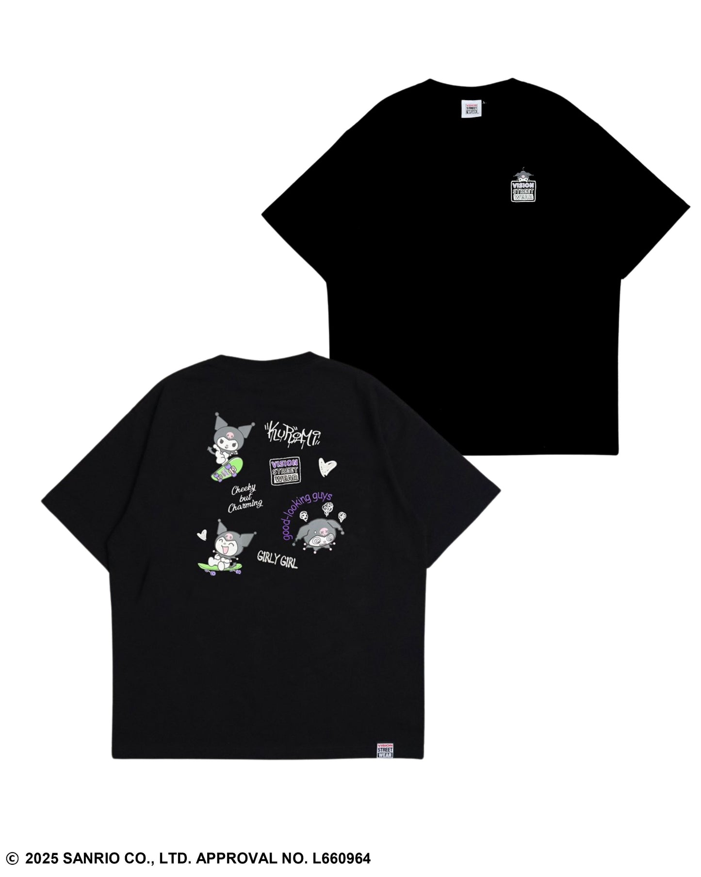 【サンリオキャラクターズ】Kuromi T-shirt