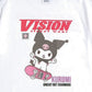 【サンリオキャラクターズ】Kuromi F/B T-shirt