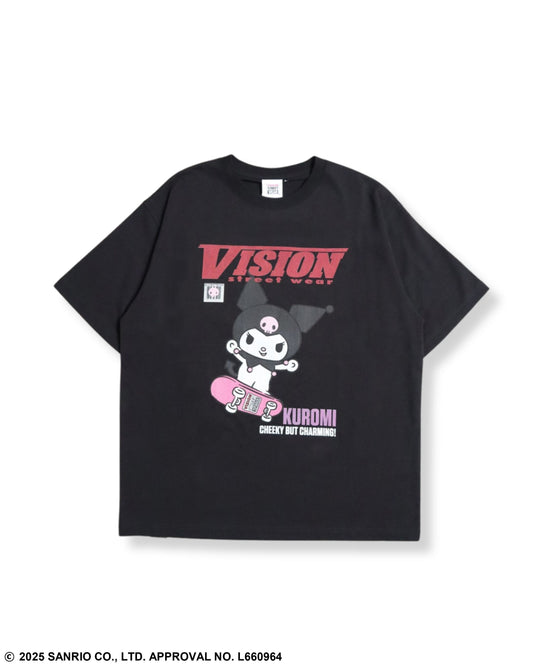 【サンリオキャラクターズ】Kuromi F/B T-shirt