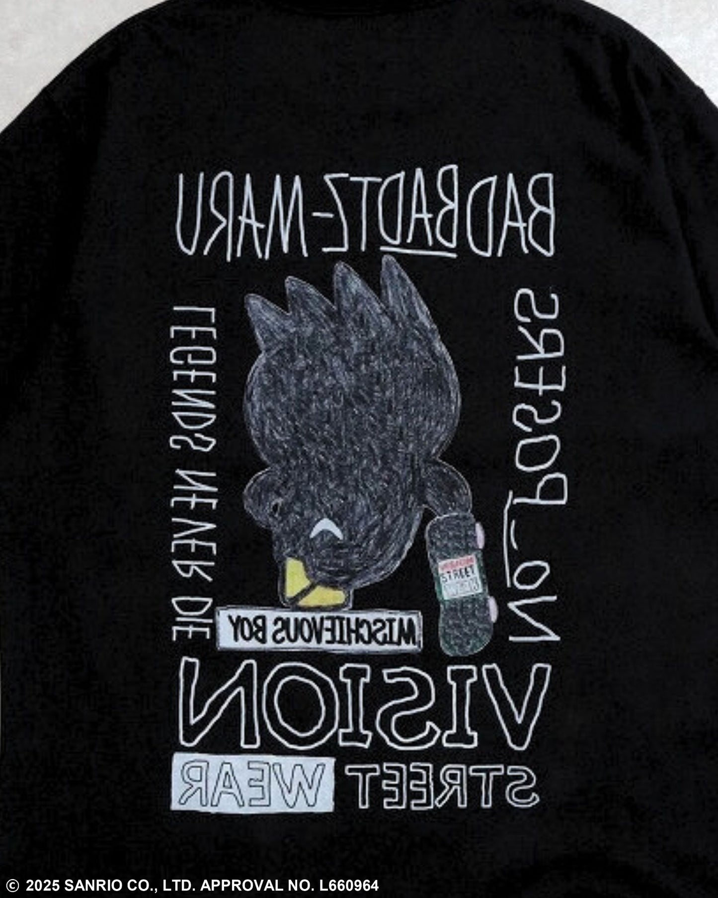 【サンリオキャラクターズ】Bad Badtz-maru F/B T-shirt