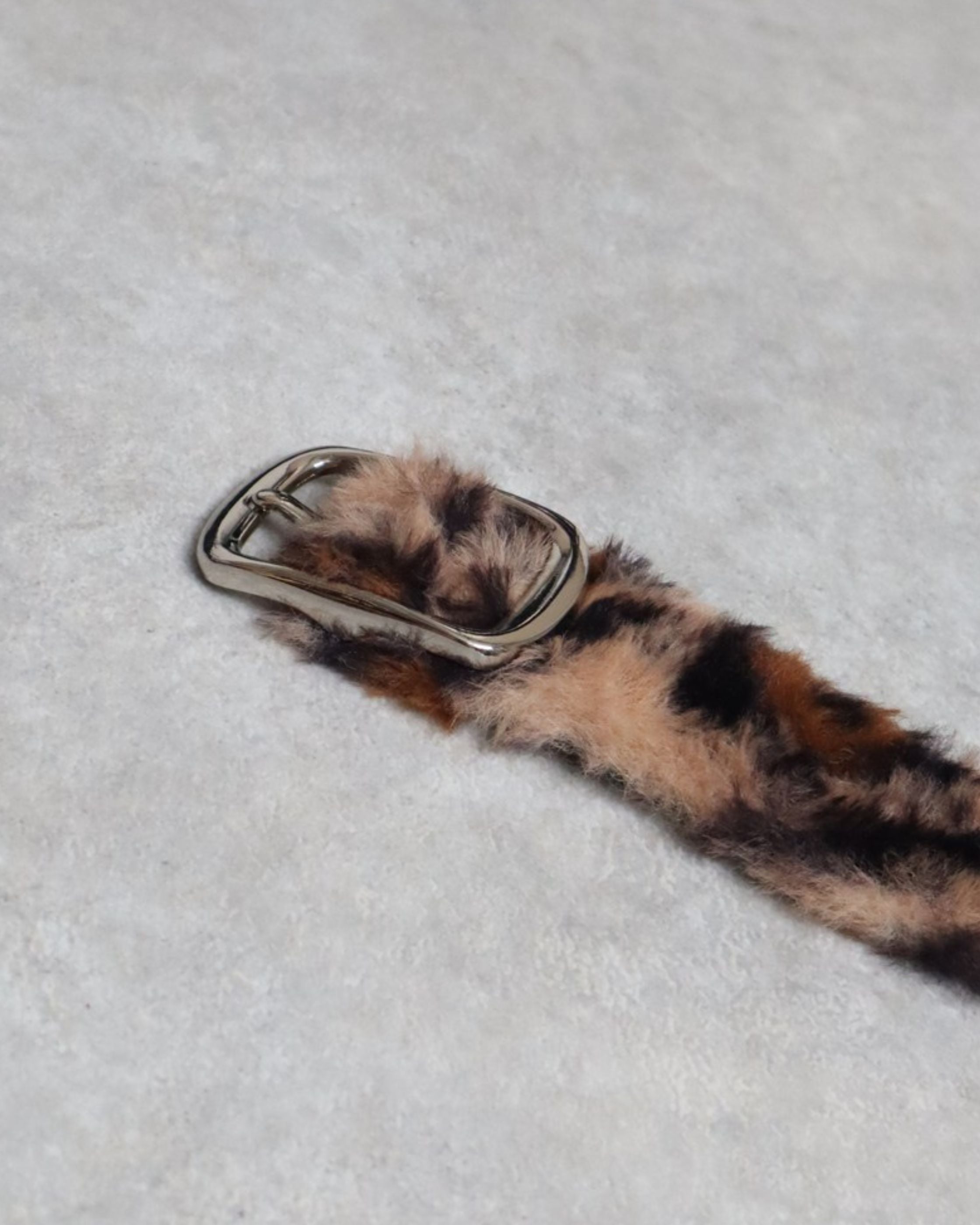 VISION STREET WEAR】Fur belt / 6色展開 ファーベルト レオパード