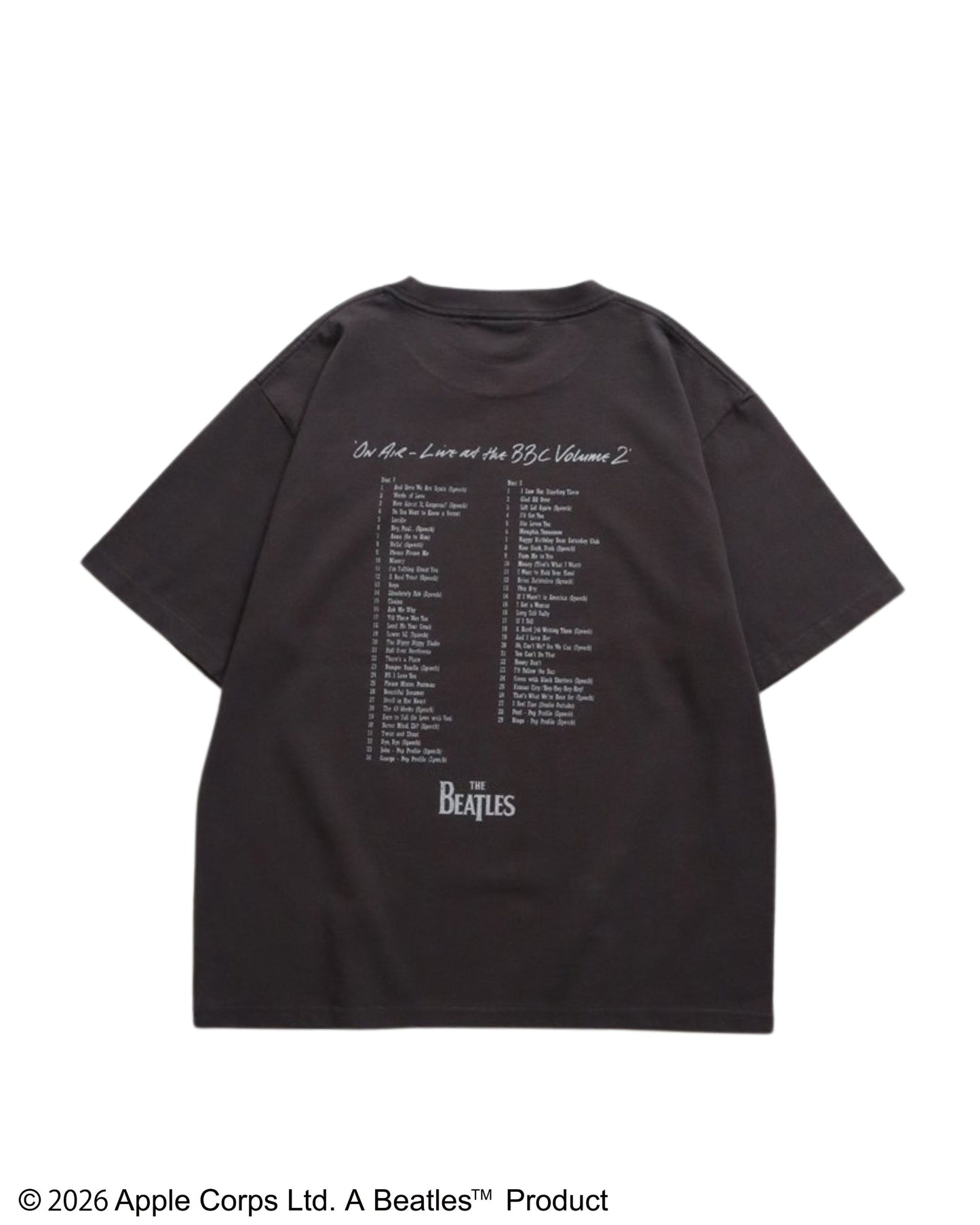 【ビートルズ】アルバムデザイン　箔プリントT