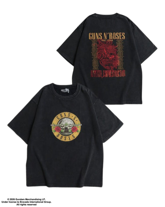 【ガンズ・アンド・ローゼズ】ロゴプリントT
